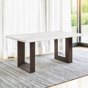 Edwyn Rectangular Marble Dining Table