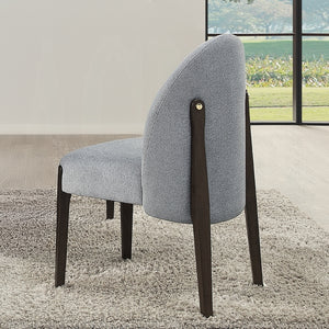 Set of 2 Clayten Side Chair in Grey