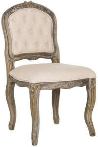 Eloise Set of 2 French Dining Chair in Beige