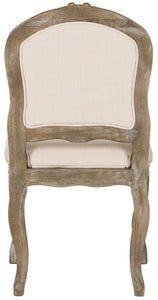 Eloise Set of 2 French Dining Chair in Beige