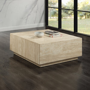 Deon Travertine Coffee Table