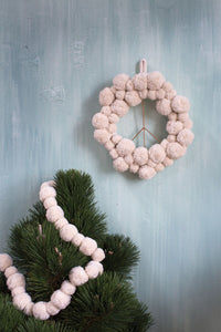 Peace & Pom Pom Holiday Garland