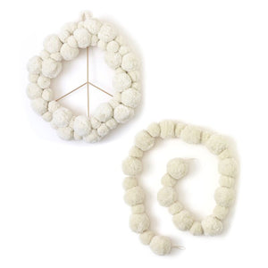 Peace & Pom Pom Holiday Garland