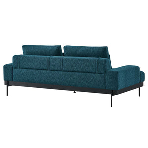 Proximity Upholstered Fabric Sofa in Azure